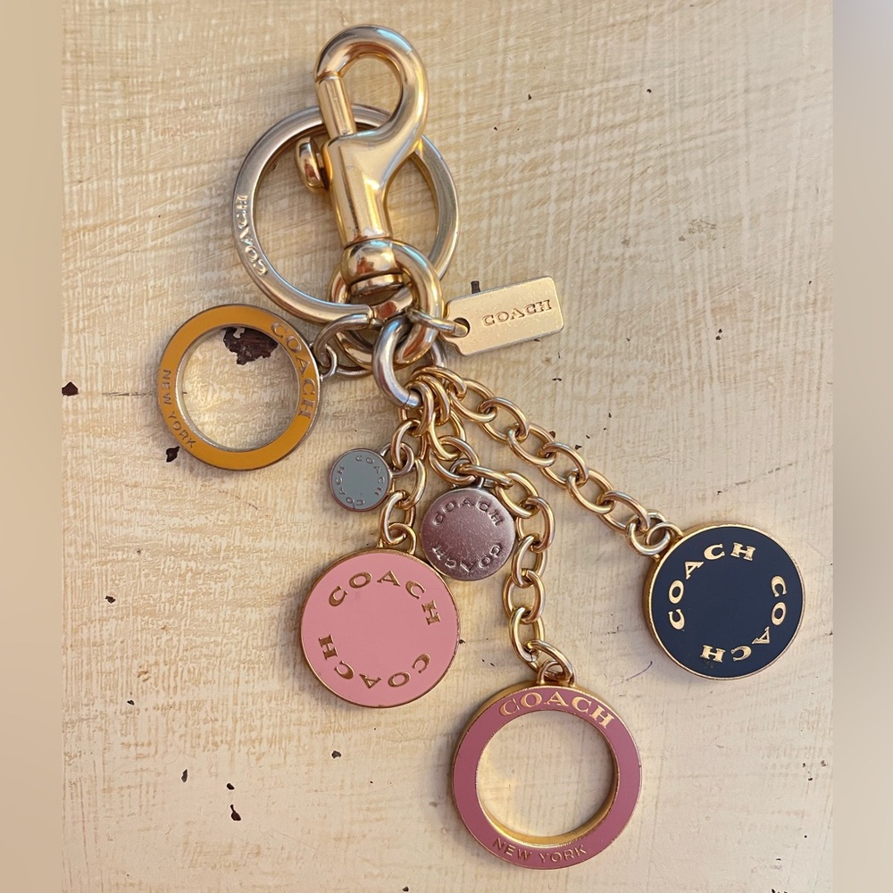 Coach Circles Cluster Bag Charm/KeyChain